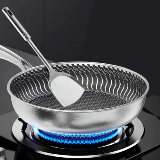 316 Stainless Steel Wok Pan - Improve Center