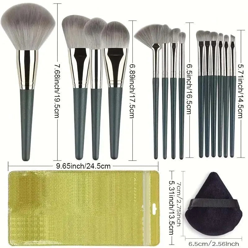 14Pcs Makeup Brushes - Improve Center