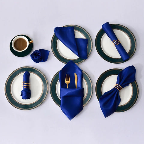 12Pcs 30X30cm Satin Table Napkin - Improve Center