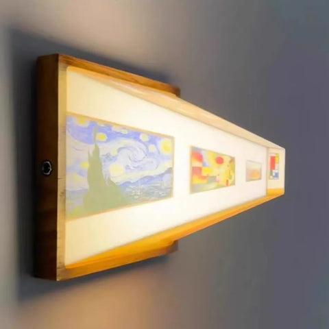 3D Wooden Wall Lamp - Improve Center