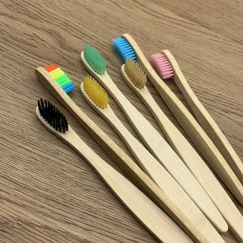 10PCS Biodegradable Bamboo Toothbrush - Improve Center