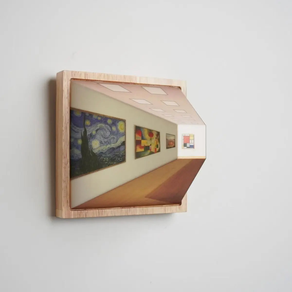 3D Wooden Wall Lamp - Improve Center