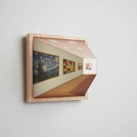 3D Wooden Wall Lamp - Improve Center
