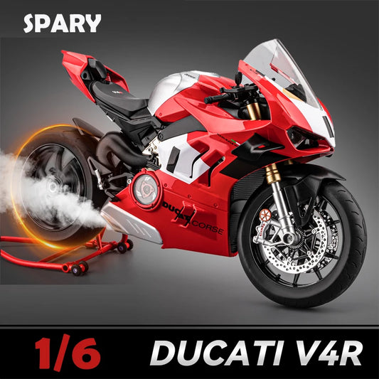 1:6 Ducati V4S Diecast Motorcycle Model – Racing Collectible
