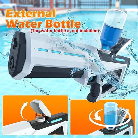 Electric Water Gun – Powerful Automatic Squirt Blaster for Fun