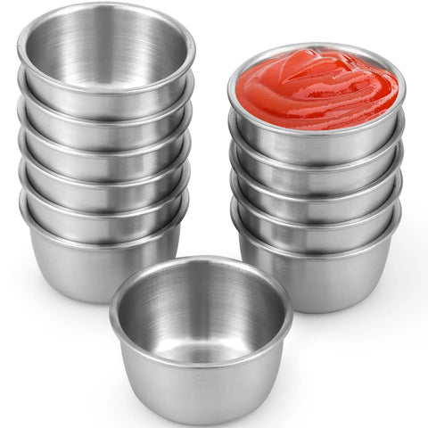 12 Pcs Stainless Steel Dipping Bowls - Improve Center