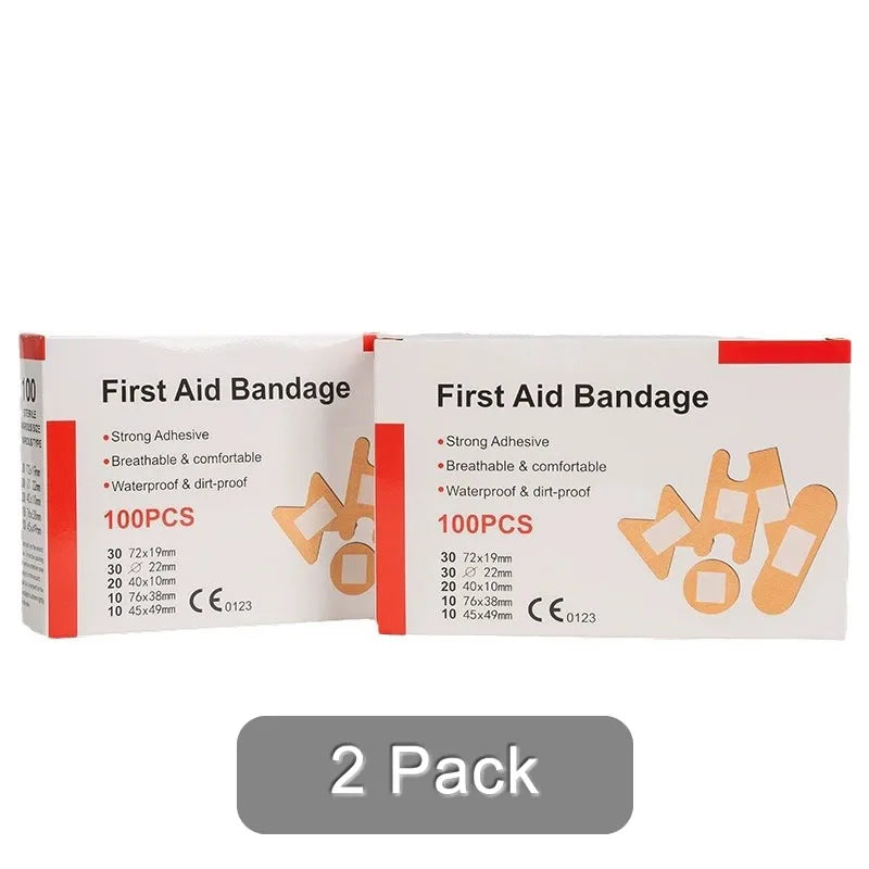 100Pcs/Pack Waterproof Bandages First Aid - Improve Center