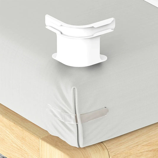 Universal Bed Sheet Holders – Adjustable Corner Clips & Straps