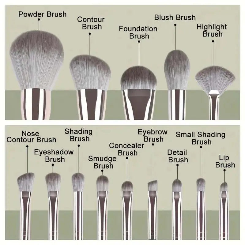 14Pcs Makeup Brushes - Improve Center