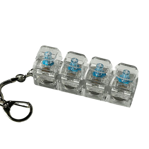 LED Mechanical Keyboard Key Fidget – 4/9 Keys Stress Relief Toy