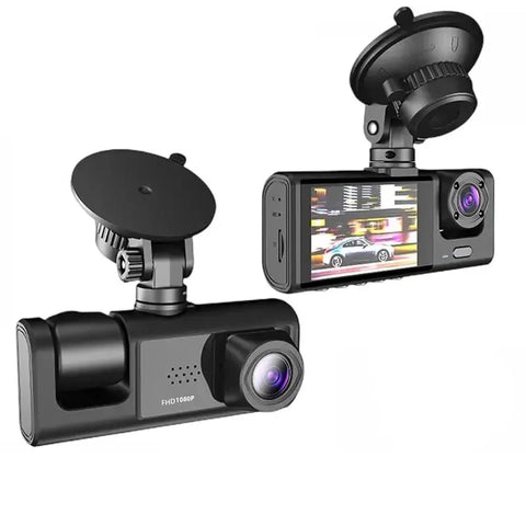 1080P 3-Lens Inside Vehicle Camera - Improve Center