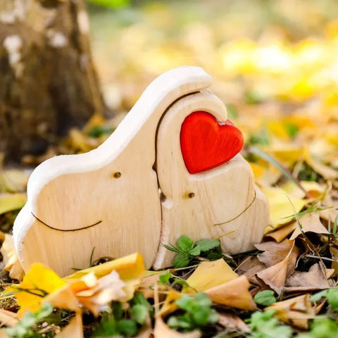 Wooden Elephant Family Puzzle