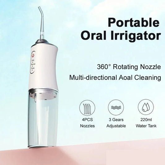Portable Water Flosser – USB Rechargeable
