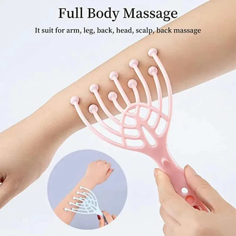 1 Pc Head Massager Scalp Neck Comb - Improve Center