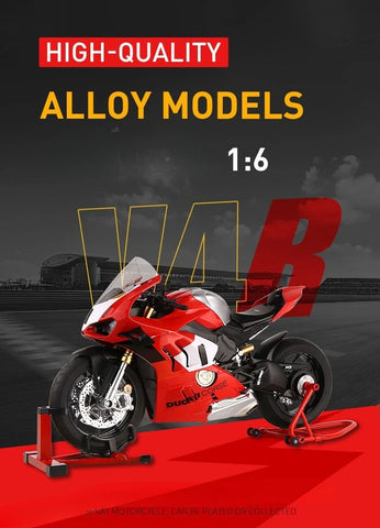 1:6 Ducati V4S Diecast Motorcycle Model – Racing Collectible
