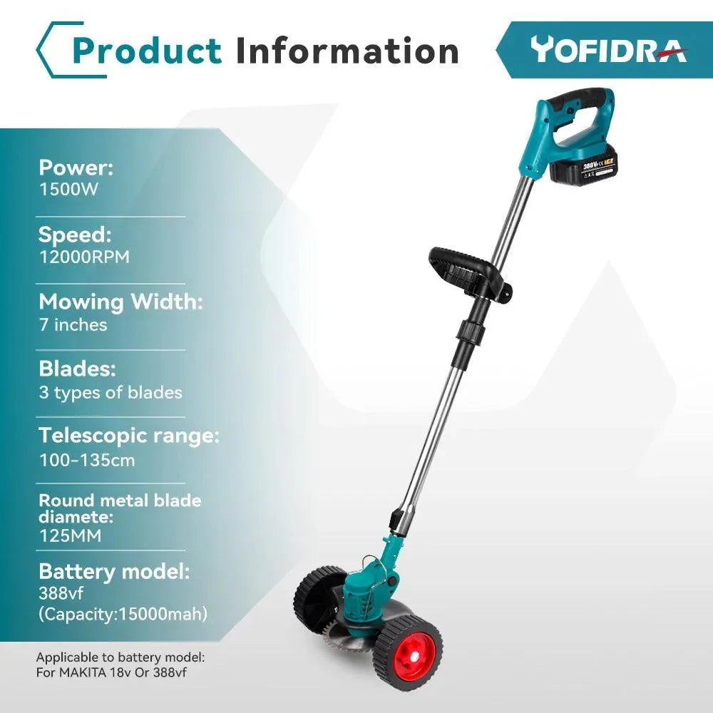 Cordless Electric Lawn Mower - Improve Center