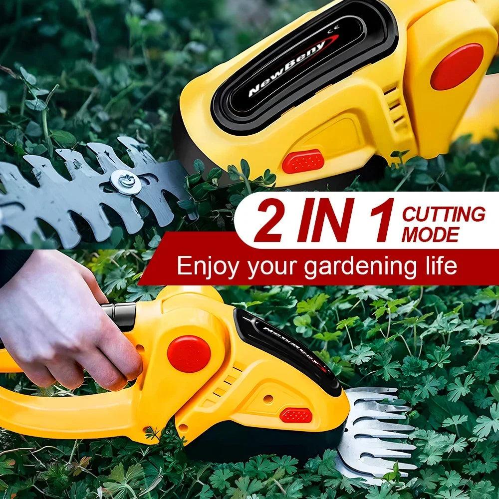 2 IN 1 Cordless Electric Hedge Trimmer - Improve Center