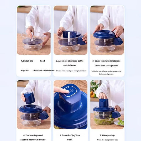 Electric Grape Peeling Machine – High-Speed Fruit Peeler for Home & Kitchen Use