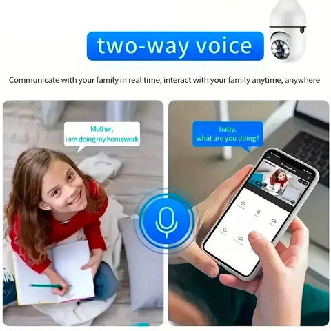 2.4G E27 Bulb Wifi Surveillance Camera - Improve Center