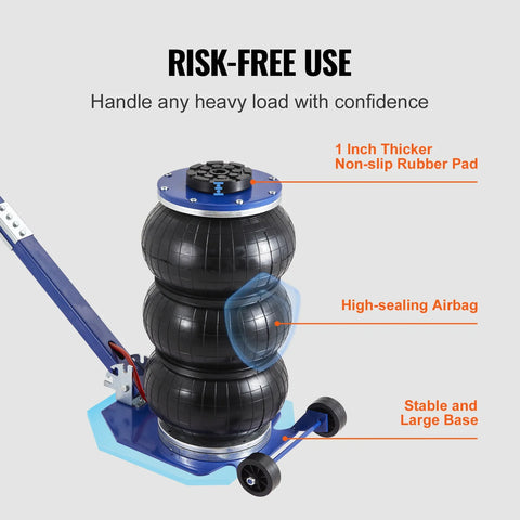 3 Ton/5 Ton Triple Bag Air Jack - Improve Center