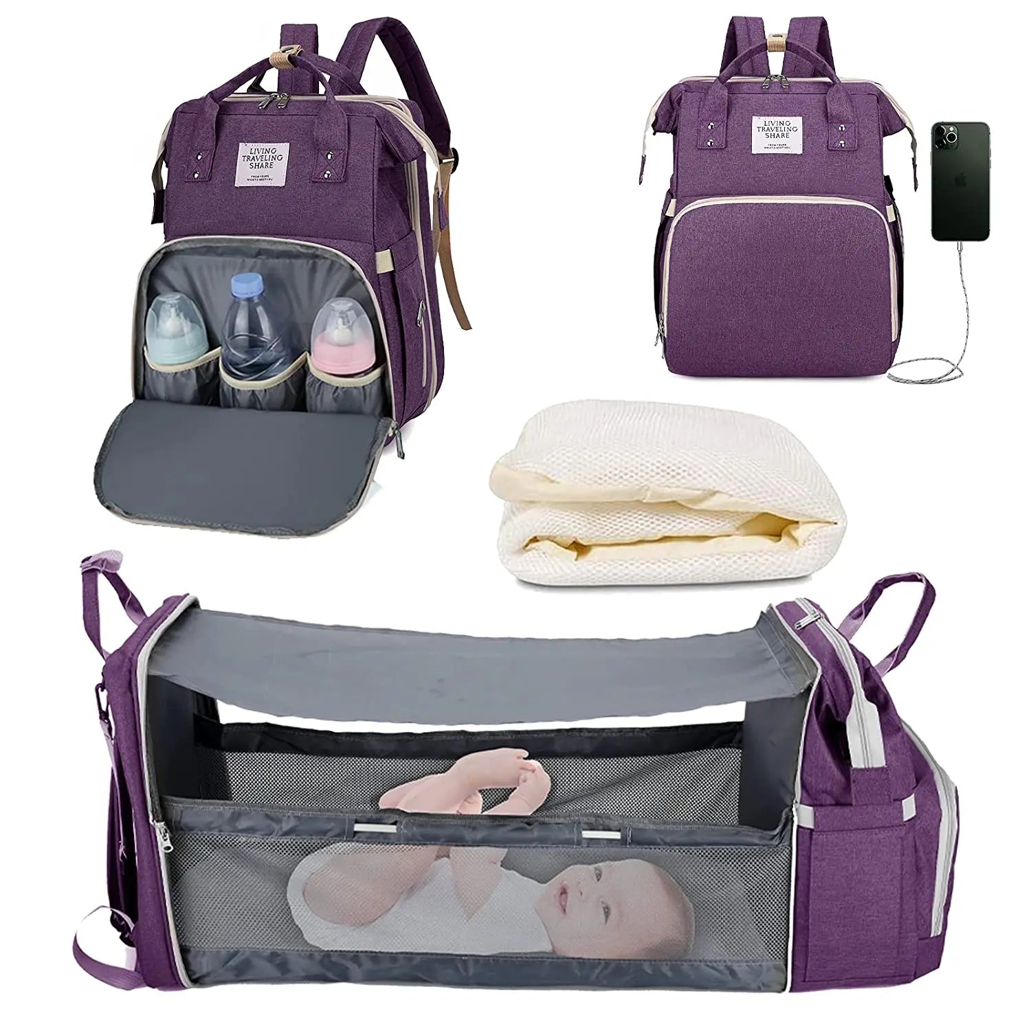 3-in-1 Diaper Bag - Improve Center