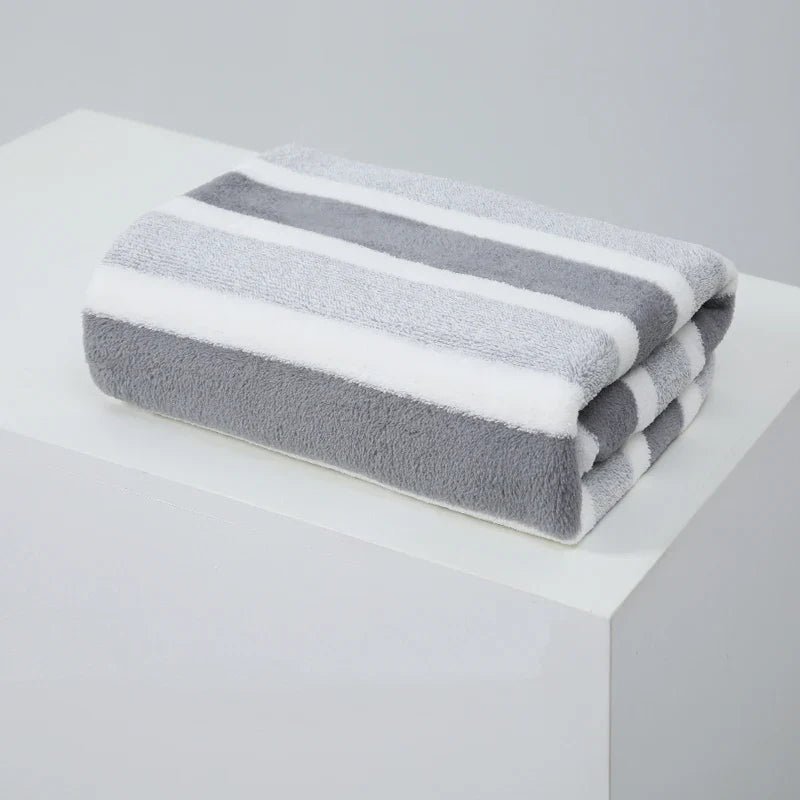 1 Pc Thickened Absorbent Bath Towel - Improve Center