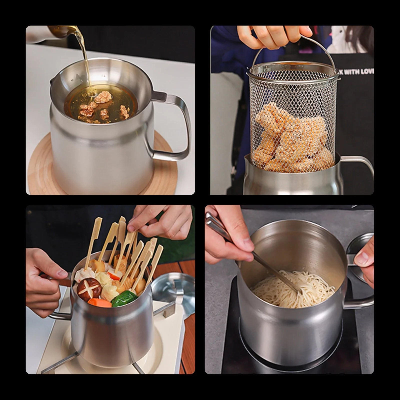 2-in-1 Oil Strainer Pot - Improve Center