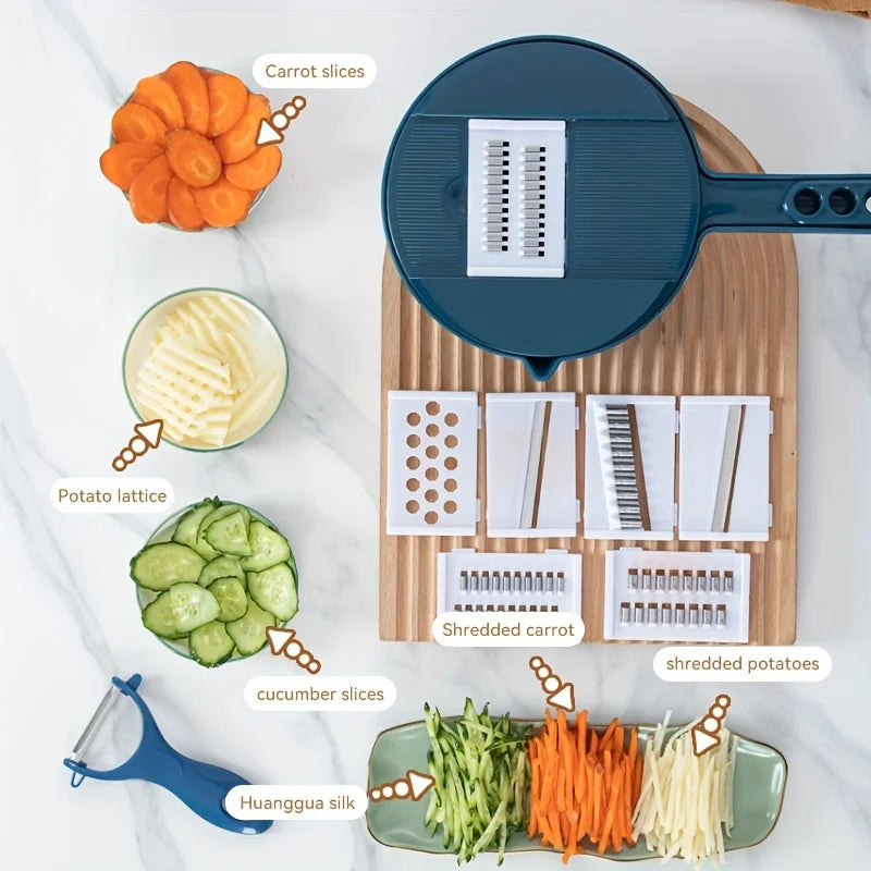 12-in-1 Multi-Functional Vegetable Cutting - Improve Center