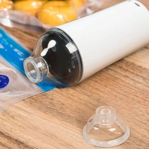 Reusable Vacuum Food Storage Bags with USB Sealer