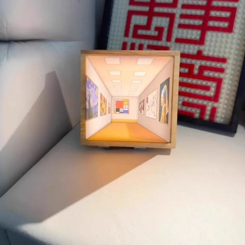 3D Wooden Wall Lamp - Improve Center