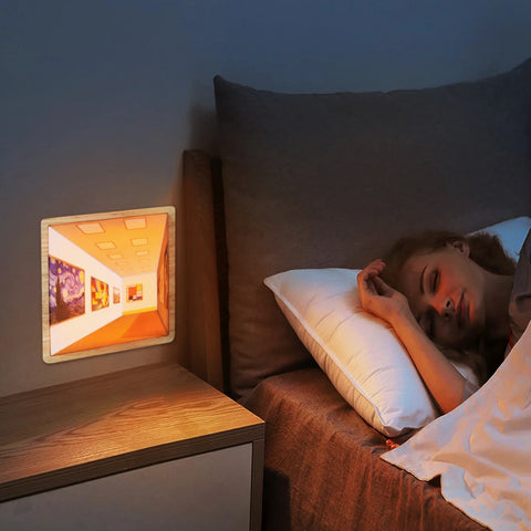3D Optical Wall-Mounted Lamp