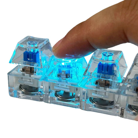 LED Mechanical Keyboard Key Fidget – 4/9 Keys Stress Relief Toy