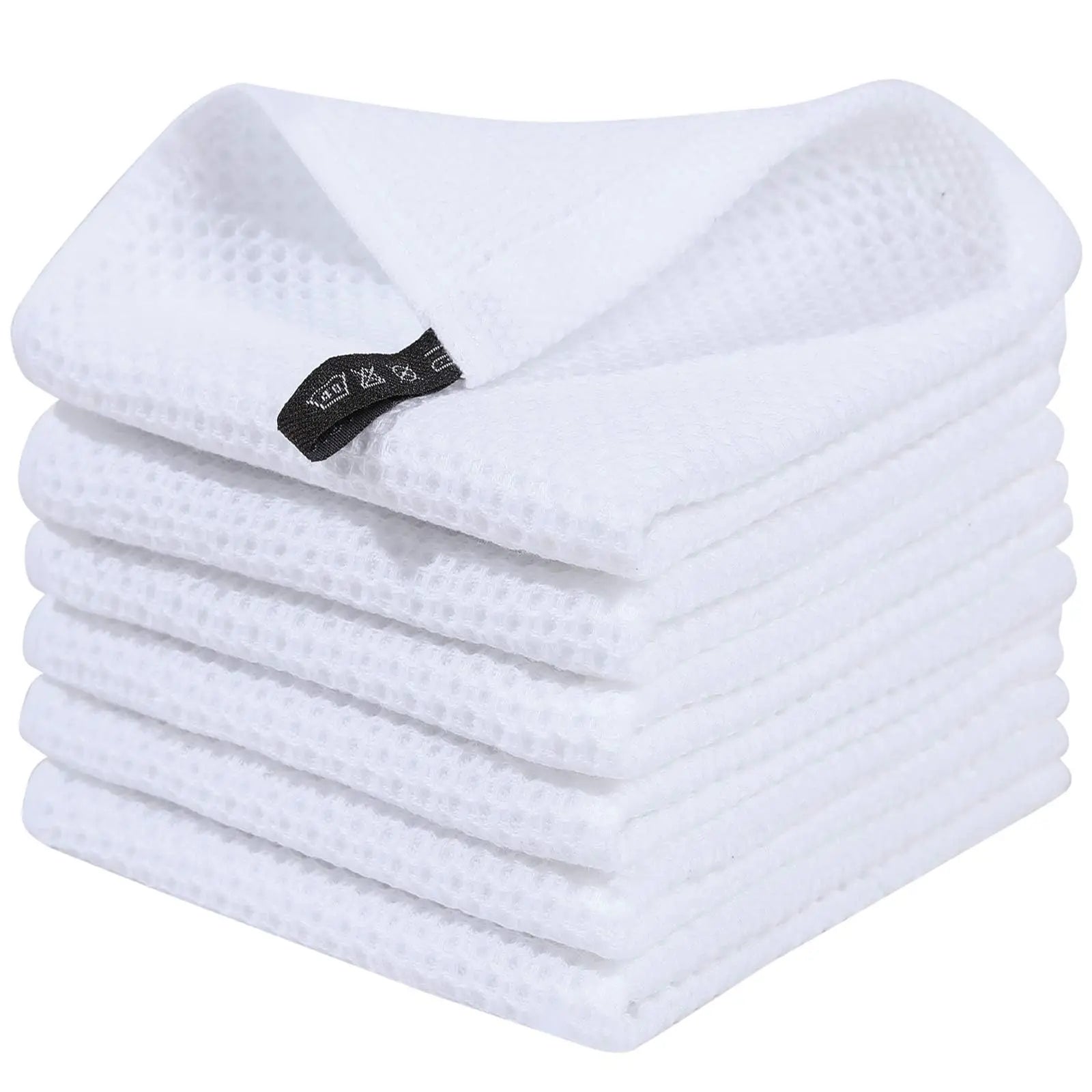 100% Cotton Waffle Weave Dish Cloths - Improve Center