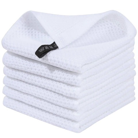 100% Cotton Waffle Weave Dish Cloths - Improve Center