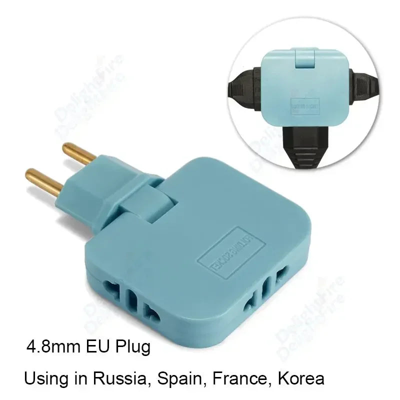 3 in 1 EU Power Socket Plug - Improve Center