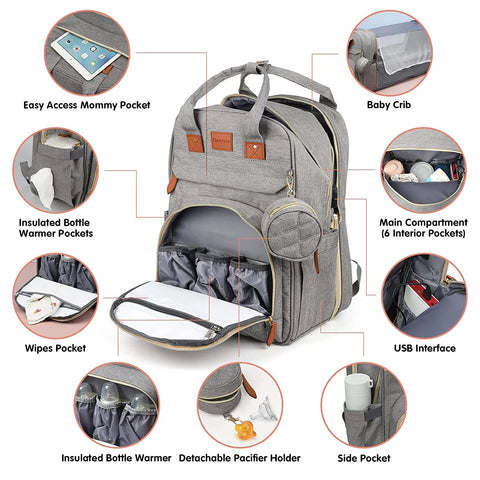 3-in-1 Diaper Bag - Improve Center