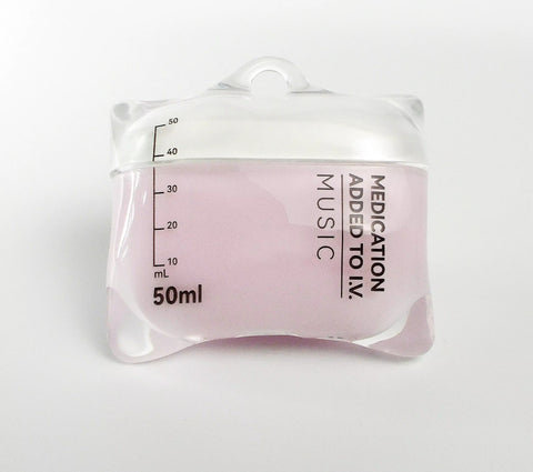 IV Bag AirPods Case – Transparent Liquid Silicone Protective Cover